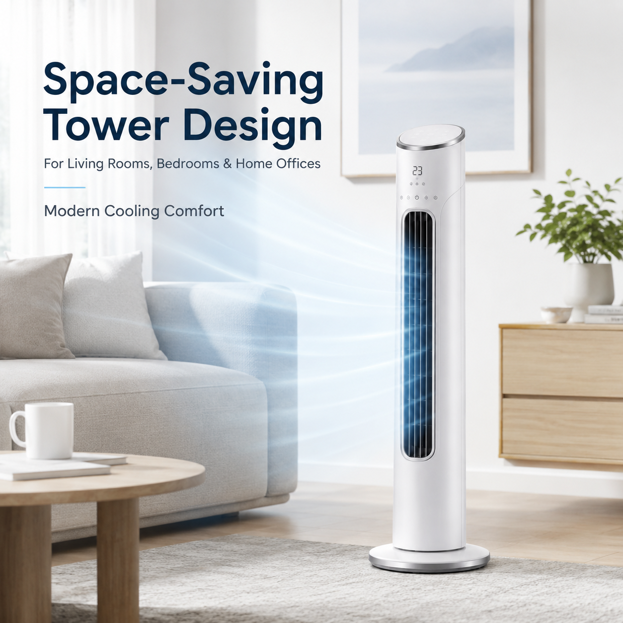CoolWave Tower Cooling Fan - Detail image 2